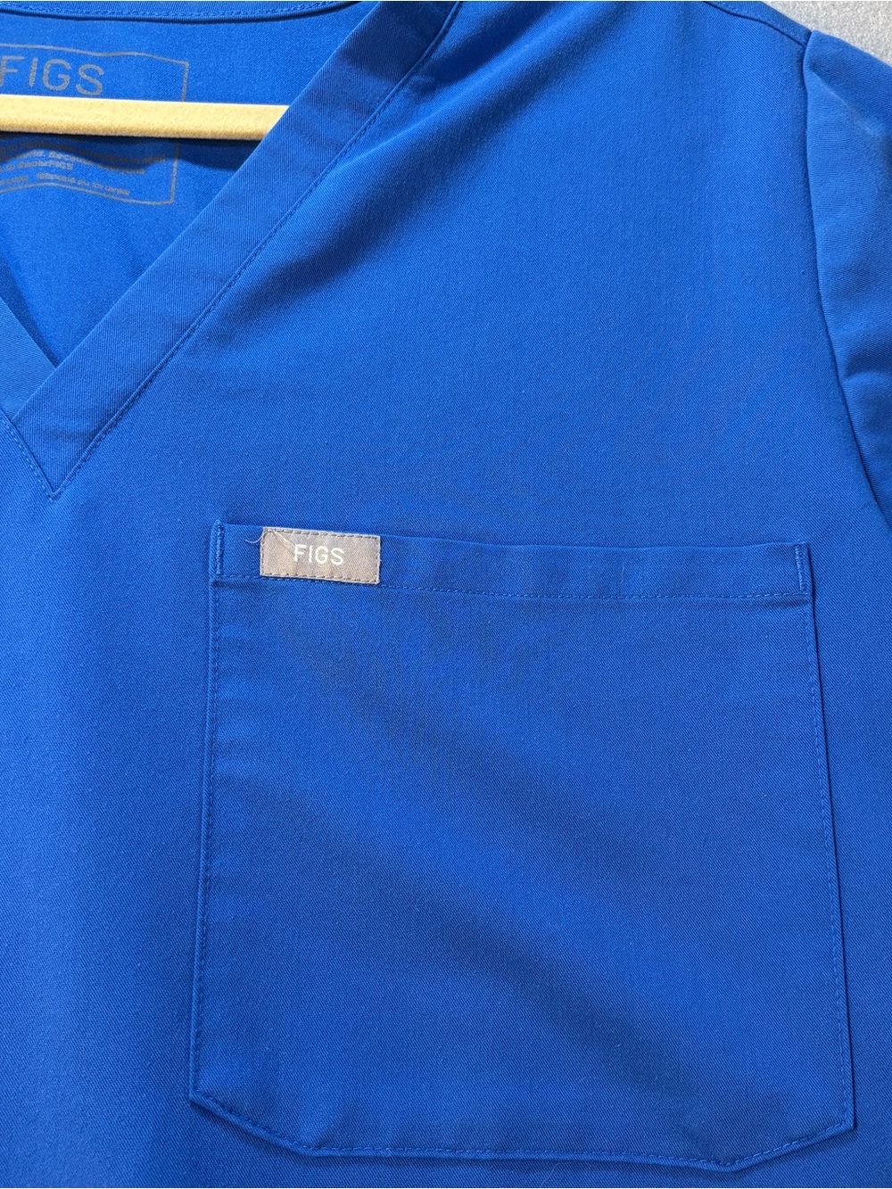 FIGS Women's Catarina Scrub Top in Royal Blue